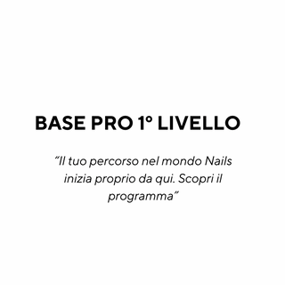 Percorso Base Pro 1º Livello - 14 aprile